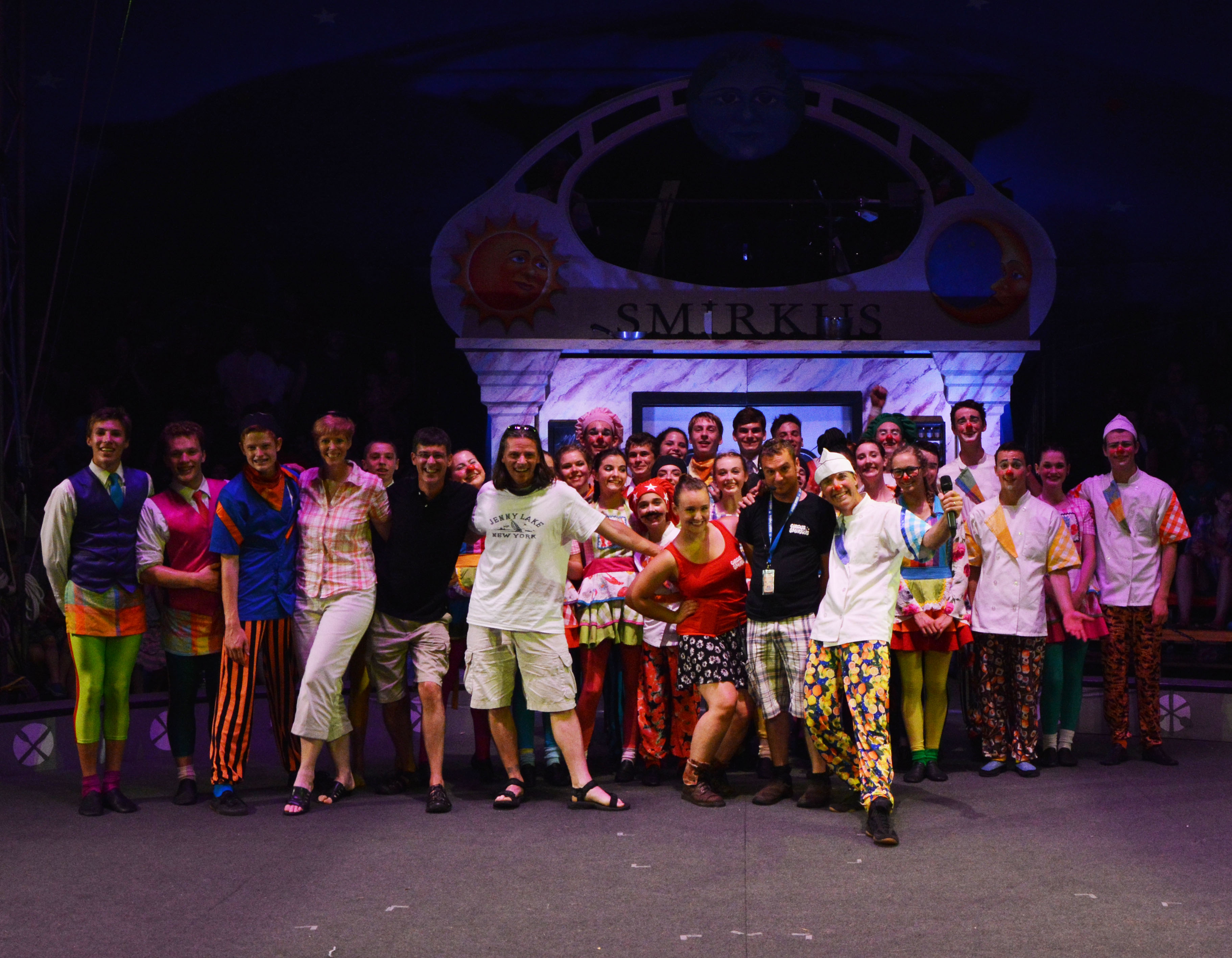 We were honored to have a bevy of past Ringling Bros. clowns join us in the ring July 8, 2015.