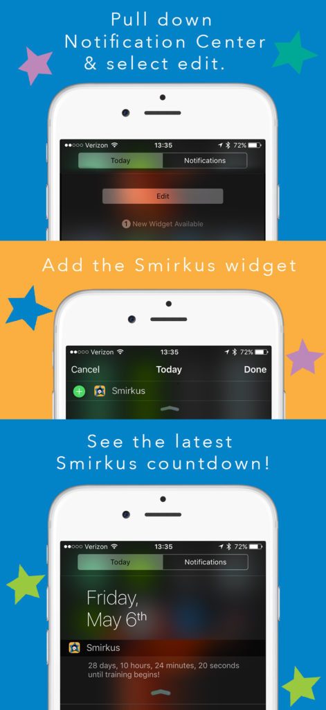 Smirkus App Countdown