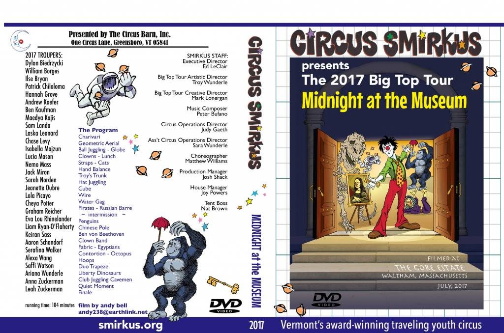 2017 Big Top Tour: Midnight at the Museum DVD